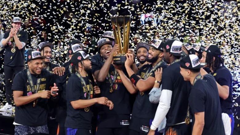 NBA Cup/ Knicks mposhtin Spurs në finale, Brunson shpallet MVP! Trofeu shkon në New York pas 52 vitesh NBA Cup/ Knicks mposhtin Spurs në finale, Brunson shpallet MVP! Trofeu shkon në New York pas 52 vitesh