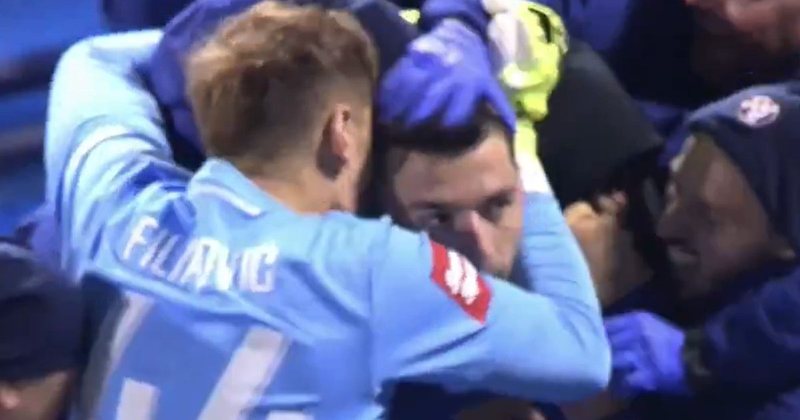 Arbër Hoxha harron dëmtimin dhe shënon golin vendimtar për Dinamon kundër rivalit historik Arbër Hoxha harron dëmtimin dhe shënon golin vendimtar për Dinamon kundër rivalit historik