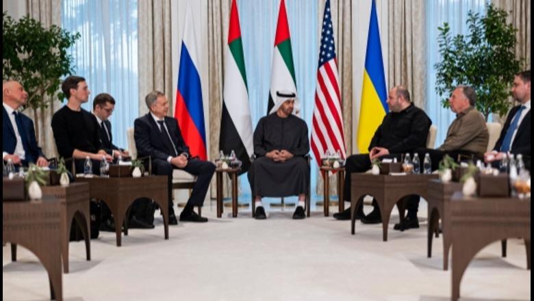 Samiti trepalësh në Abu Dhabi mbyll ditën e parë pa përparim konkret: Rusia këmbëngul në kontrollin e plotë të zonave të pushtuara nga Donbasit! Ukraina e quan çështjen territoriale thelbësore për paqen…humbja t’i kthehet në  fitore