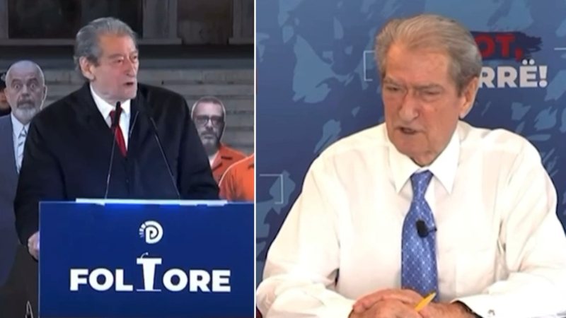 VIDEO/ Sovranizmi i një hallexhiu, ja qëndrimet qesharake të Berishes mbi veprimet e SHBA…