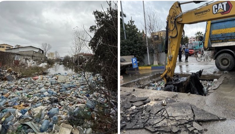 Rama poston pamjet alarmante nga Shkozeti: Sigurisht që kur i hedhim plehrat ngado, vjen ky shi e na përmbyt dynjanë