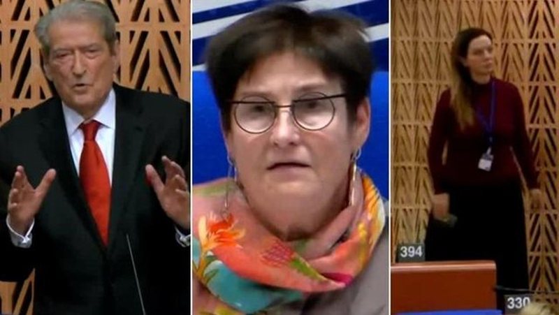 Qesharak dhe i paturp Sali “Vokshi” në Strasburg! I fiket mikrofoni dhe i ndërpritet fjalimi…por vazhdon duke e ngatërruar me stallën e parlamentit shqiptare dhe kryetaren me Peleshin