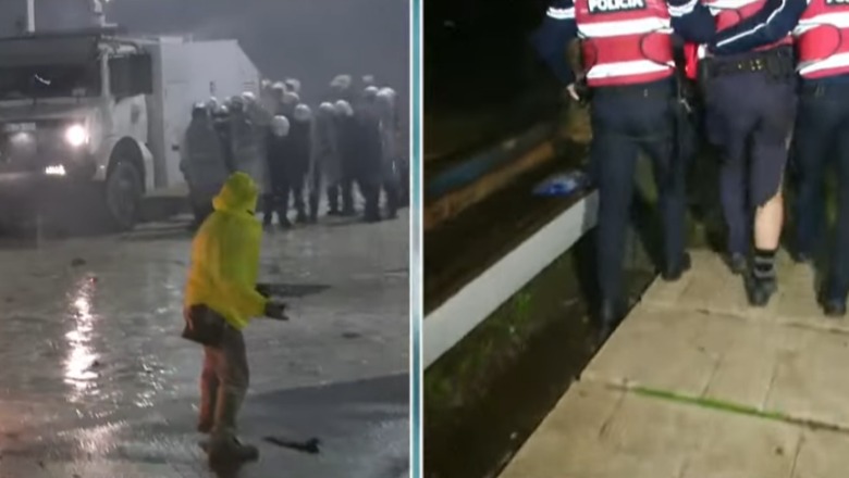 Gjykatat e maskarenjëve furnizuesit kryesor me “piromanë” në protesta!  Edhe sot grupe e strukturuara kriminal të Berishës sulm me zjarr dhe flakë, 8 policë të plagosur me djegie të shumta në trup