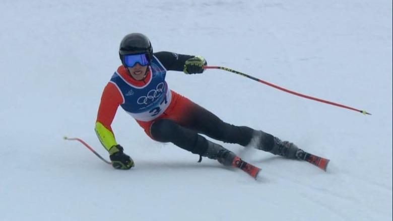 Denni Xhepa mbyll garimin në Olimpiadë për disiplinën e Super-G, skiatori i Shqipërisë renditet në vendin e 34-t