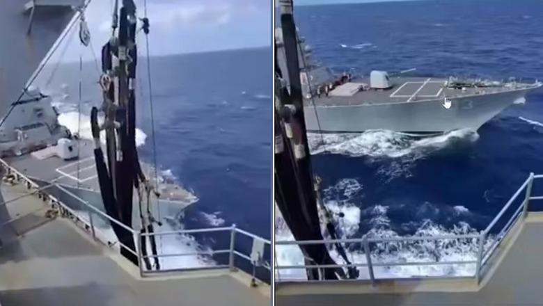 VIDEO/ Incidentit i rëndë: Dy anije të Marinës së SHBA-së përplasen pranë Amerikës së Jugut VIDEO/ Incidentit i rëndë: Dy anije të Marinës së SHBA-së përplasen pranë Amerikës së Jugut