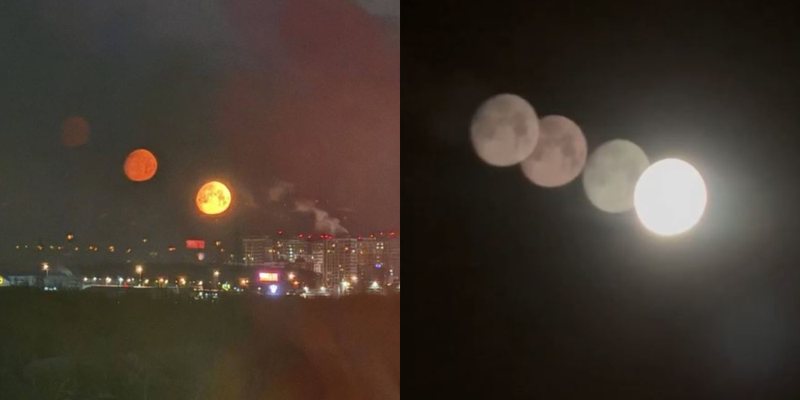 VIDEO/ Fenomeni i rrallë krijon iluzionin e katër hënave në Rusi