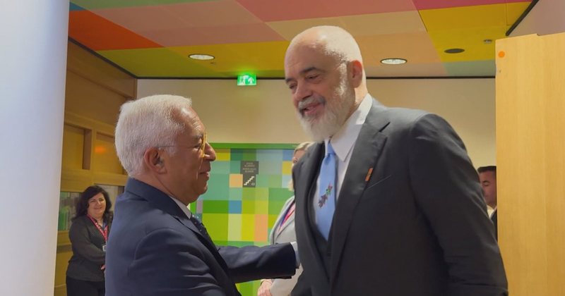 Edi Rama në Bruksel darkë me Antonio Kostën