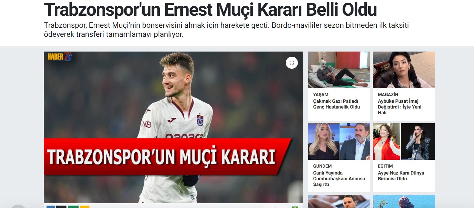 Muçi në superformë në Turqi, Trabzonspor “vulos” të ardhmen e tij