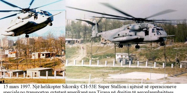 Kjo, si nata kur helikopteri priste në stadium