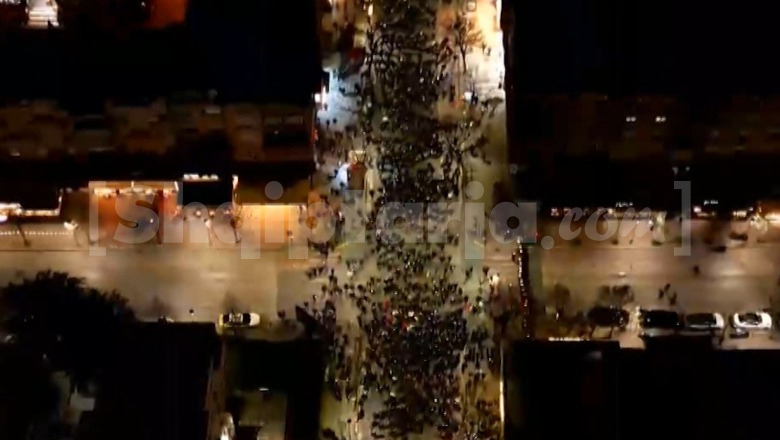 PAMJET ME DRON/ Ja pjesëmarrja në protestën e Berishës, vetëm militantët i shkojnë nga pas