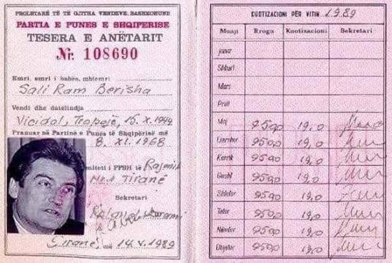 Kur u krijua PPE, Berisha kishte 9 vite si komunist i devotshëm në Partinë e Punës