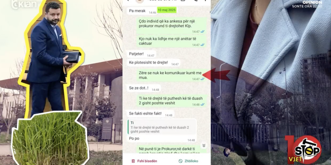 Harbohet në zyrë prokurori Olger Eminaj: Merr pranga, kamzhik, viagra, kur flas unë dua të eksitohesh….