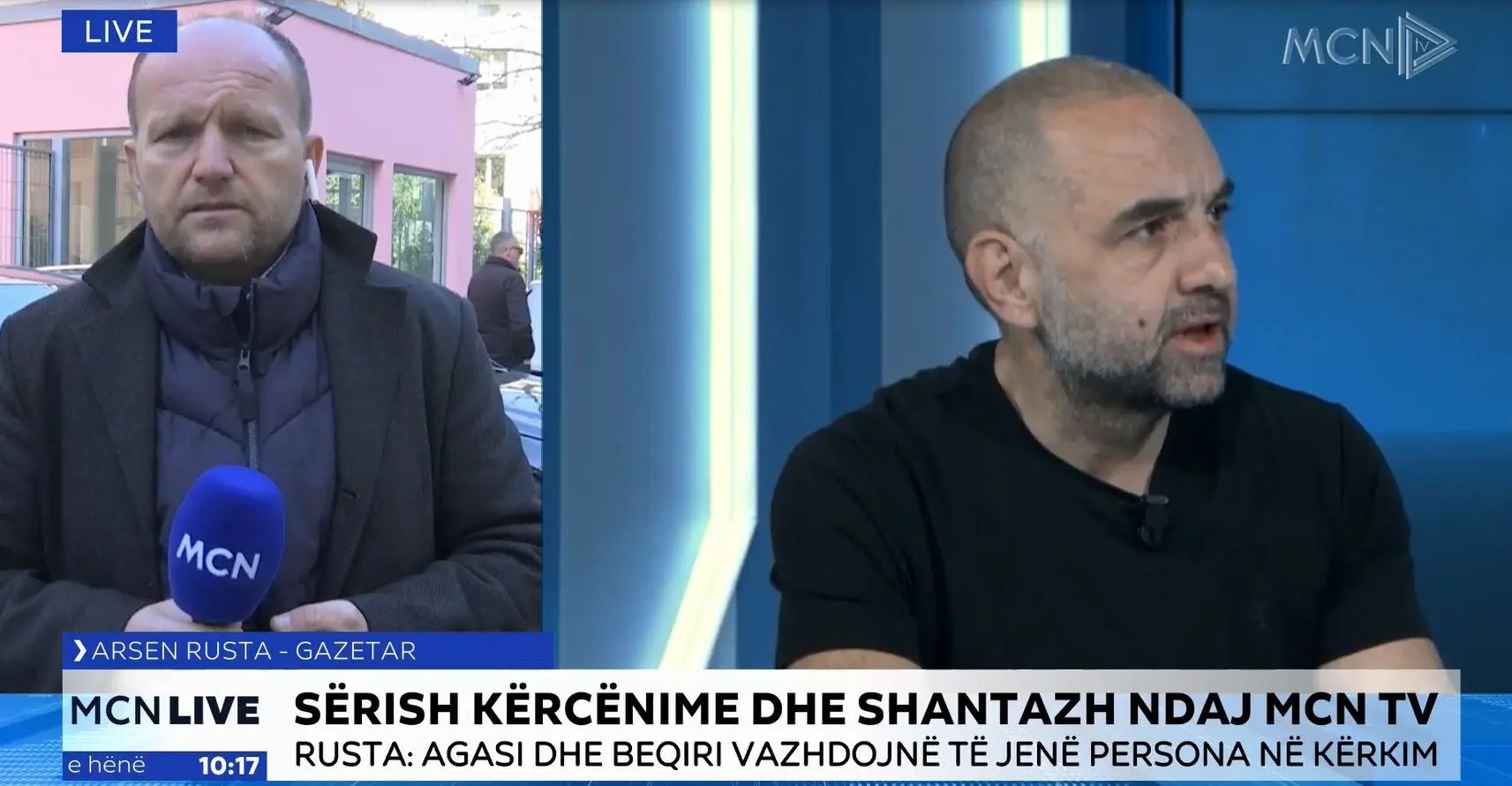 Sërish kërcënime ndaj drejorit të MCN Tv, Endri Meksi/ Rusta tregon dinamikën: Policia nuk ka dërguar pamje në prokurori (Video) Sërish kërcënime ndaj drejorit të MCN Tv, Endri Meksi/ Rusta tregon dinamikën: Policia nuk ka dërguar pamje në prokurori (Video)