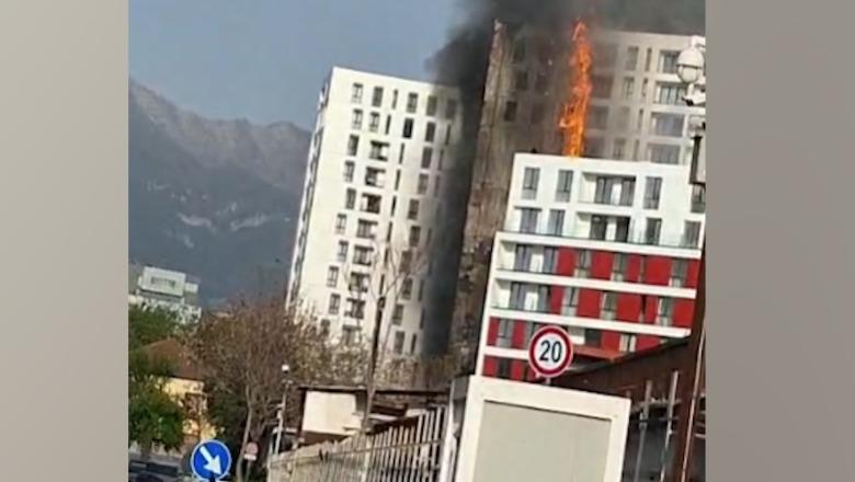 VIDEO/ Zjarri masiv “përpiu” pallatin te kompleksi Arlis në Tiranë! Gjithçka e bërë “shkrumbë e hi”