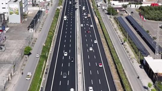 Hapet plotësisht segmenti i zgjeruar i autostradës Tiranë-Durrës, deri te mbikalimi i Rinasit