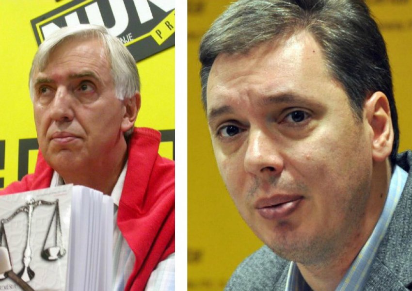 Ti je kaq pro shqiptarë sepse nëna jote ka qenë një bushtër që ka tradhtuar babain me një shqiptar! Vuçiç revoltohet për akuzat  e kundërshtarëve