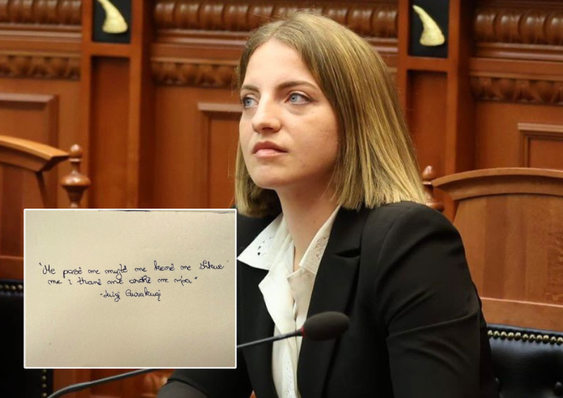 Deputetja Koçeku: Gegnishja jeme asht ma politike dhe refuzoj me e fol gjuhën standarde