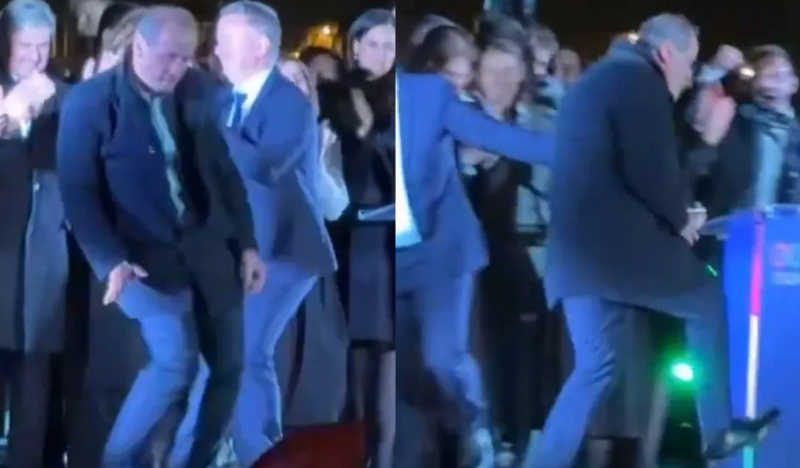 Video virale nga Hungaria, kërcimi i ministrit të ardhshëm “vjedh” vëmendjen pasi fituan zgjedhjet Video virale nga Hungaria, kërcimi i ministrit të ardhshëm “vjedh” vëmendjen pasi fituan zgjedhjet