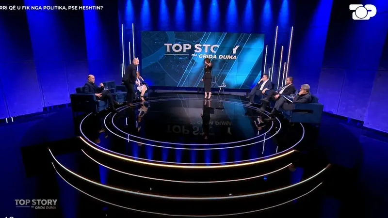 VIDEO/ “Atë gishtin fute ku të duash!” Grida Duma përplaset me Fred Lelën, e përzë nga studio e emision
