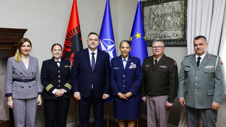 Ministri i Mbrojtjes mirëpret delegacionin e Gardës Kombëtare të New Jersey të kryesuar nga Gjeneral Brigade Yvonne L. Mays: Thellojmë partneritetin strategjik me SHBA