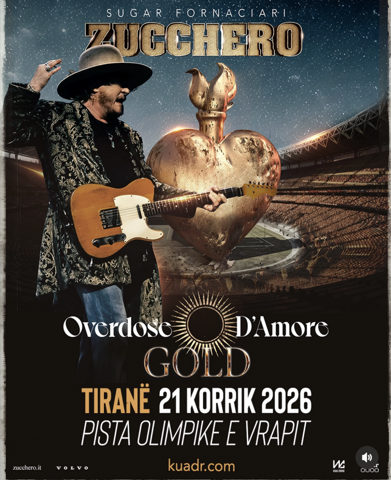 Zucchero vjen në Tiranë me 21 Korrik!