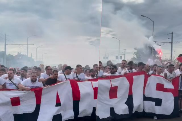 VIDEO/ Sot në Budapest  finalja e madhe e  Champions! Tifozët e PSG “ndezin” atmosferën