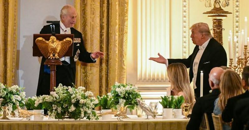 Kur një mbret i kujton Amerikës historinë. Mesazhi i koduar i Charles për Trump që tronditi Uashingtonin