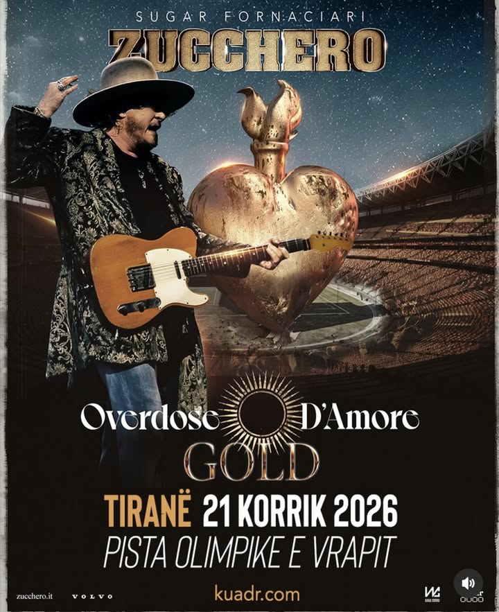 Zucchero vjen në Tiranë me 21 Korrik!