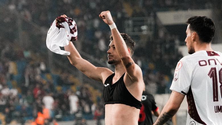 VIDEO/ Të gjithë me duart në kokë, Ernest Muçi shënon supergol në shtesë dhe dërgon Trabzonsporin në finalen e Kupës së Turqisë