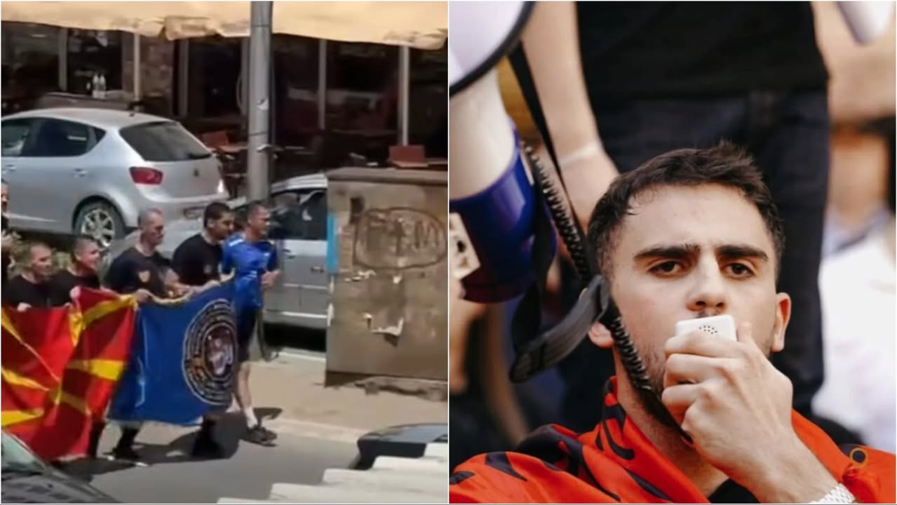 “Këtu ka vetëm Maqedoni, le ta mësojnë të gjithë”! Forcat e RMV provokojnë para protestës për gjuhën shqipe, studenti organizator: Rastësi apo paralajmërim?