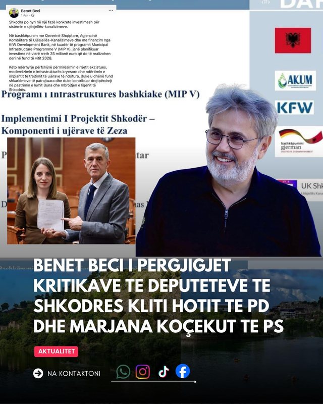 Benet Beci i pergjigjet deputetes Koçeku dhe deputetit Hoti: E mirëkuptoj dëshirën e deputetëve të rinj për të bërë lajm por mos te konsumohen per problemet që kanë marre zgjidhje