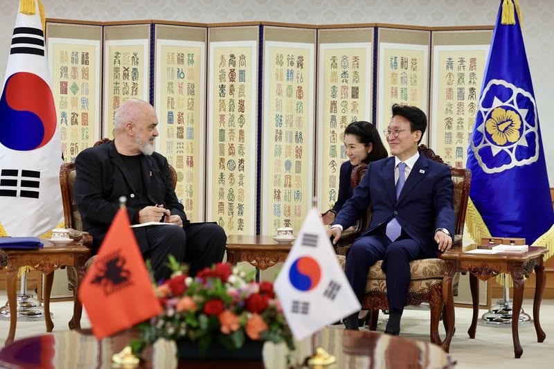 Vizita në Korenë e Jugut: Rama takim me homologun Kim Min-seok