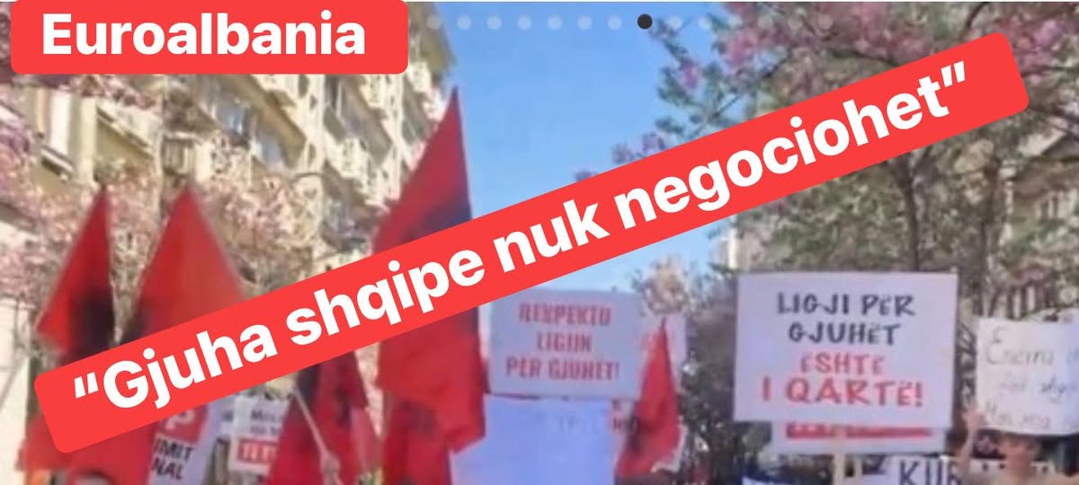 “Gjuha shqipe nuk negociohet”! Paralajmërohet protestë në Tiranë në mbështetje të studentëve shqiptarë në RMV