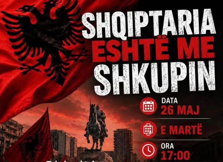 “Shqiptaria është me Shkupin”! Sot protestë në sheshin “Skënderbej” për gjuhën shqipe