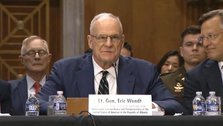 Senati amerikan miraton kandidaturën e Eric Wendt për ambasador të SHBA-së në Shqipëri! Miratohet me 19 vota pro dhe 3 kundër