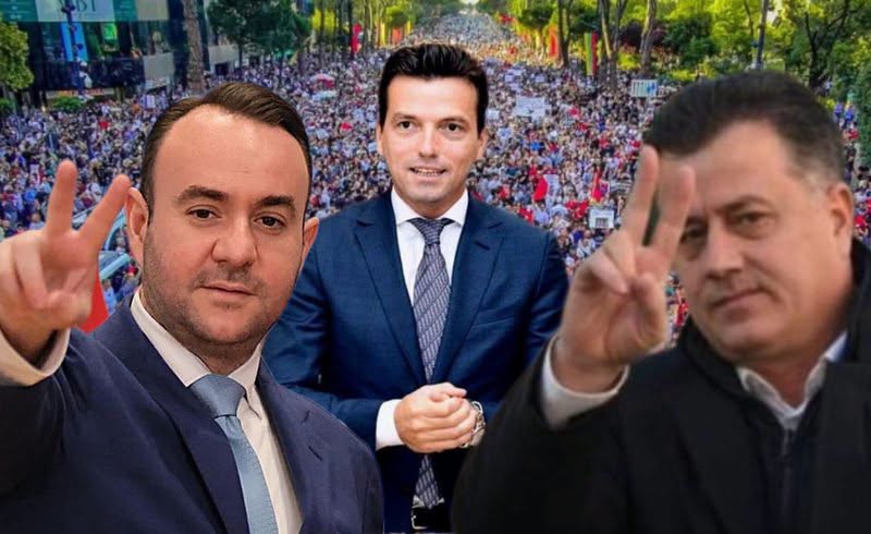 “Përzini klevisballinjtë dhe flamurzinjtë nga protesta”! Protestuesit: Berisha në burg! Mos fusni hundët