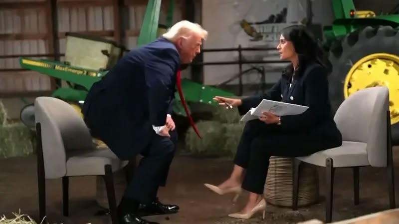 VIDEO/ Trump lë në mes intervistën: Përplaset me gazetaren për zgjedhjet e vitit 2020, ikën nga emisioni