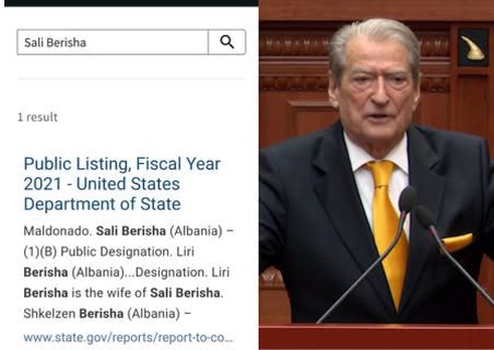 Sali Berisha është shpallur non grata nga populli shqiptar