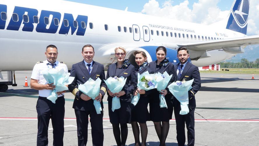 Linjë e re ajrore me Rumaninë, TAROM nis fluturimet në TIA Linjë e re ajrore me Rumaninë, TAROM nis fluturimet në TIA