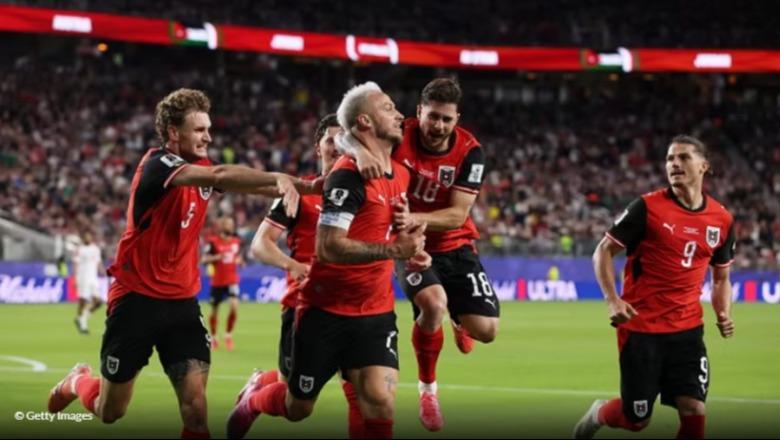 Austria e nis me fitore Botërorin, mund 3 -1 debutuesit e Jordanisë, shënon gol edhe Arnautovic