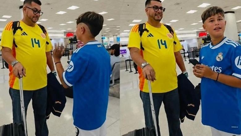 VIDEO/ Djali mëson në aeroport se do të udhëtojë drejt Kupës së Botës, s’i mban lotët nga surpriza