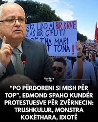 Rama nuk e mendon ndonjëherë dorëheqjen nga britmat e turmave kaotike pa identitet! Ish deputeti i PD-së Edmond Spaho: Edi Rama, nëse tërhiqesh, do t’i bësh vendit dëmin më të madh Rama nuk e mendon ndonjëherë dorëheqjen nga britmat e turmave kaotike pa identitet! Ish deputeti i PD-së Edmond Spaho: Edi Rama, nëse tërhiqesh, do t’i bësh vendit dëmin më të madh