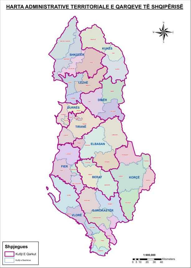 Reforma territoriale sipas draftit të PS: Shkrihen 15 bashki, nga 61 të shkojnë në 46! Mbeten 12 qarqe! “Qyteti” nivel i ri qeverisës
