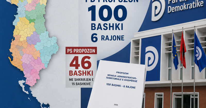 Qesharake! Nuk kanë lënë katund ku është votuar pa kërkuar te bëhet Bashki! PD publikon variantin për ndarjen territoriale: Shqipëria të ndahet në 100 bashki dhe 6 rajone Qesharake! Nuk kanë lënë katund ku është votuar pa kërkuar te bëhet Bashki! PD publikon variantin për ndarjen territoriale: Shqipëria të ndahet në 100 bashki dhe 6 rajone