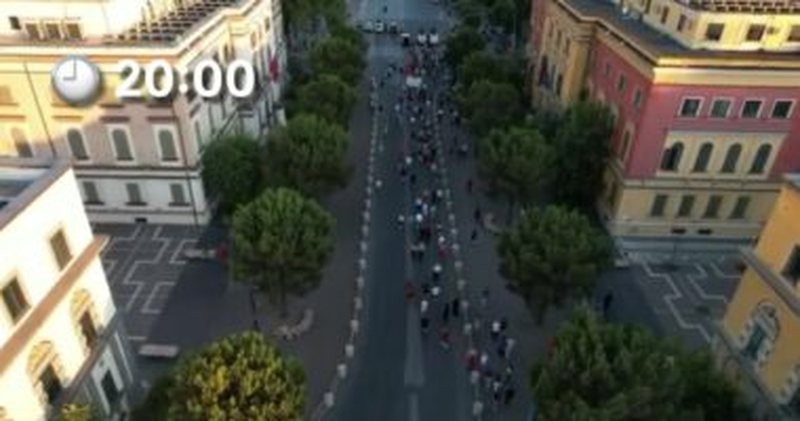 VIDEO/ Ja sa protestues u mblodhën në ditën e 44-t të saj VIDEO/ Ja sa protestues u mblodhën në ditën e 44-t të saj