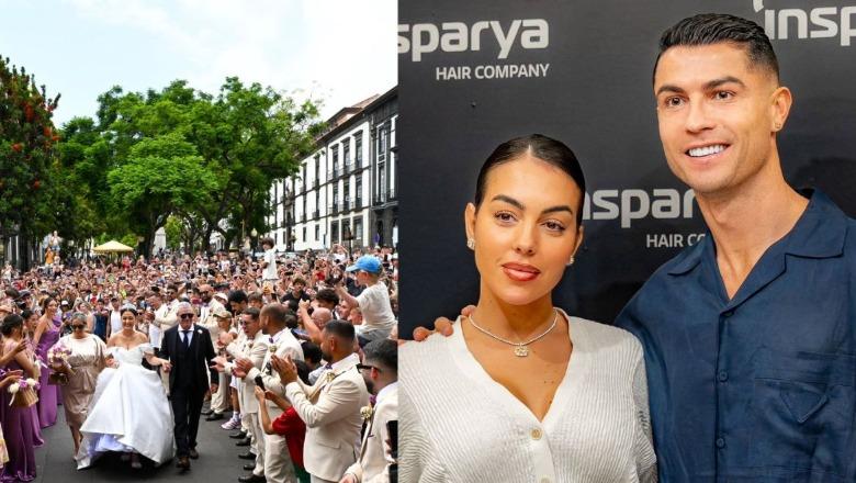 Po martohet Ronaldo?! Thashethemi që solli kaos në Portugali: Mbi 2 mijë njerëz pushtojnë katedralen në Funchal në pritje të çiftit Po martohet Ronaldo?! Thashethemi që solli kaos në Portugali: Mbi 2 mijë njerëz pushtojnë katedralen në Funchal në pritje të çiftit