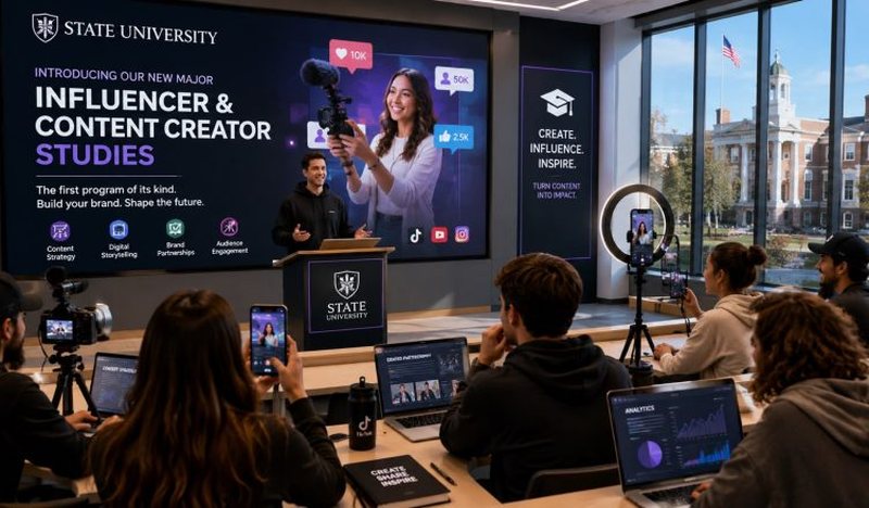 TikTok-er me diplomë, Universiteti në Amerikë hap degën e parë për influencerë dhe krijues përmbajtjeje TikTok-er me diplomë, Universiteti në Amerikë hap degën e parë për influencerë dhe krijues përmbajtjeje