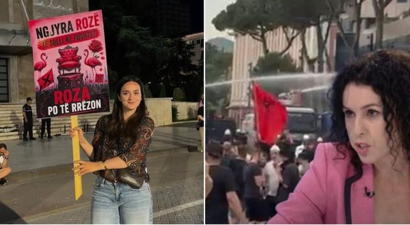 Me çunat pas 9:30… Përplasje brenda revolucionarëve të pelikanit kaçurrel pa flokë! Gazetarja ironizoi protestën, aktivistët “i sulen”: Negativitet! Gazetarja:  Po merrni në qafë popullin