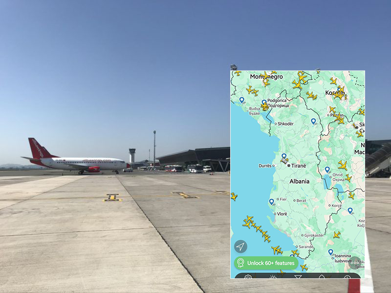 Pezullohen fluturimet në hapësirën ajrore shqiptare, dyshohet difekt në sistemin e radarëve Pezullohen fluturimet në hapësirën ajrore shqiptare, dyshohet difekt në sistemin e radarëve