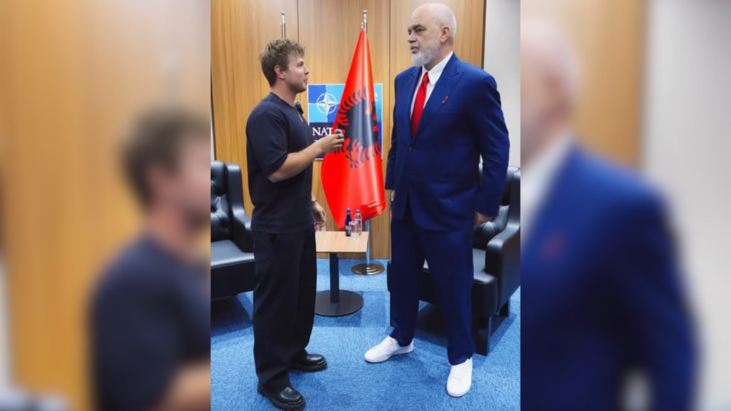 VIDEO/ Influenceri ukrainas interviston Ramën: Na duhet shumë punë si shqiptarë: Kur të jemi në BE do jemi të sigurt edhe nga vetja jonë